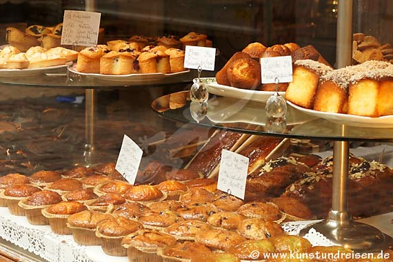 Süe Leckereien bei Dames Cakes in der Rue Saint Romain, Rouen