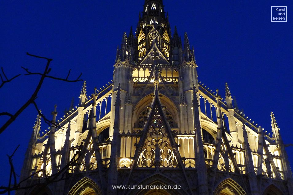 Kirche Saint Maclou in Rouen, Flamboyant-Stil - Gotische Architektur