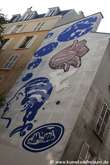 Parigi, Montmartre, Rue des Dames - Graffiti piece