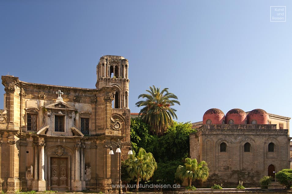 Chiesa di San Cataldo und Chiesa La Martorana, Palermo
