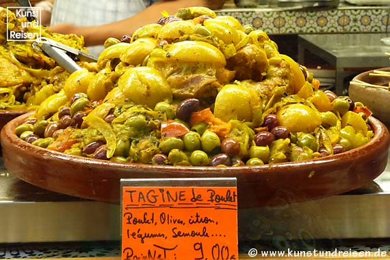 Marokkanische Köstlichkeit - Tajine de Poulet - Paris