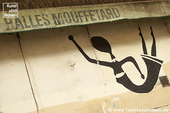 Streetart - Halles Moufftard, Rue de l'Arbalète - Paris