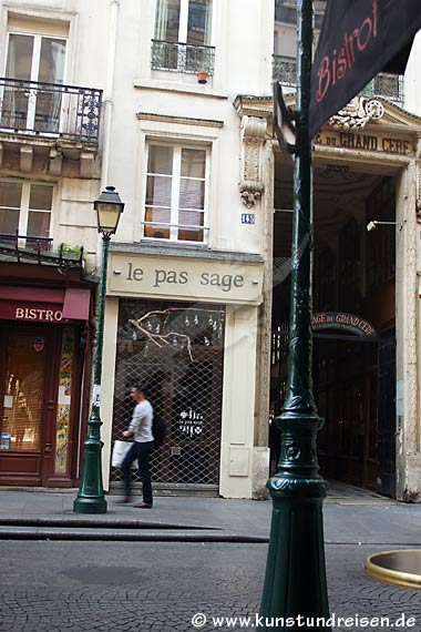 Eingang Passage du Grand-Cerf - Paris