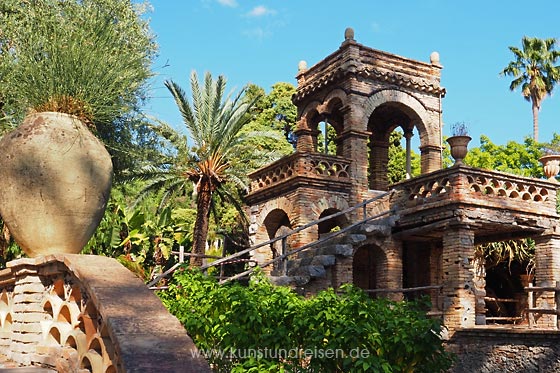 Englischer Garten in Taormina, Sizilien