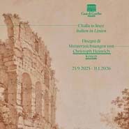 Ausstellung: Italien in Linien – Meisterzeichnungen von Christoph Heinrich Kniep (1755-1825), Rom