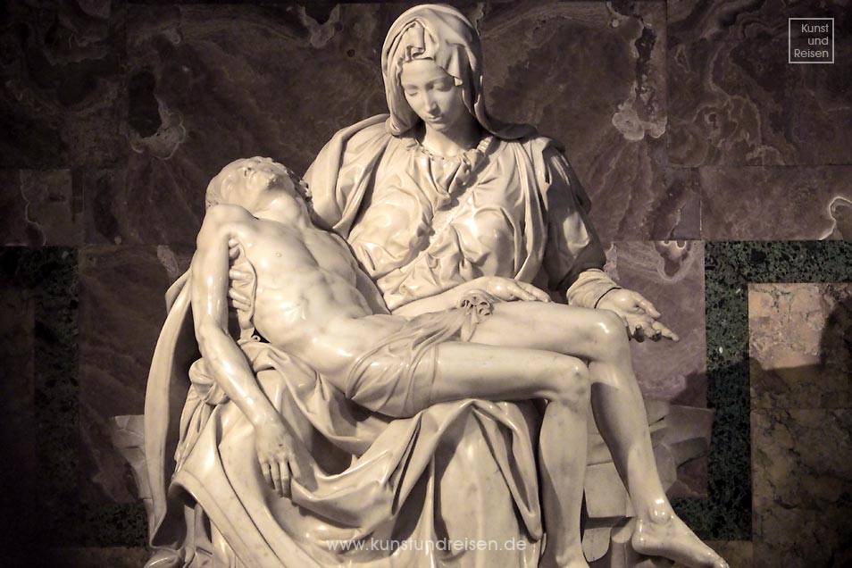 Michelangelo Buonarotti, Skulptur der Pietà