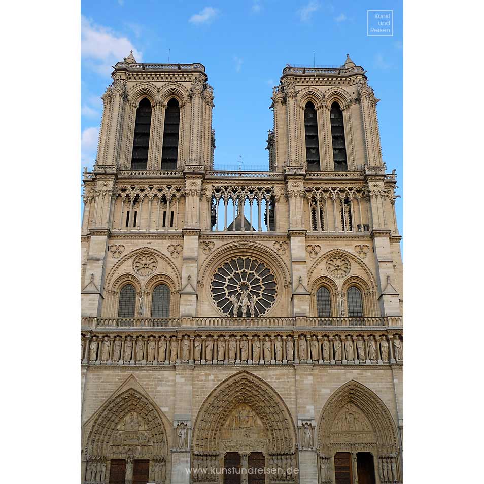 Notre Dame, Paris - Gotische Architektur