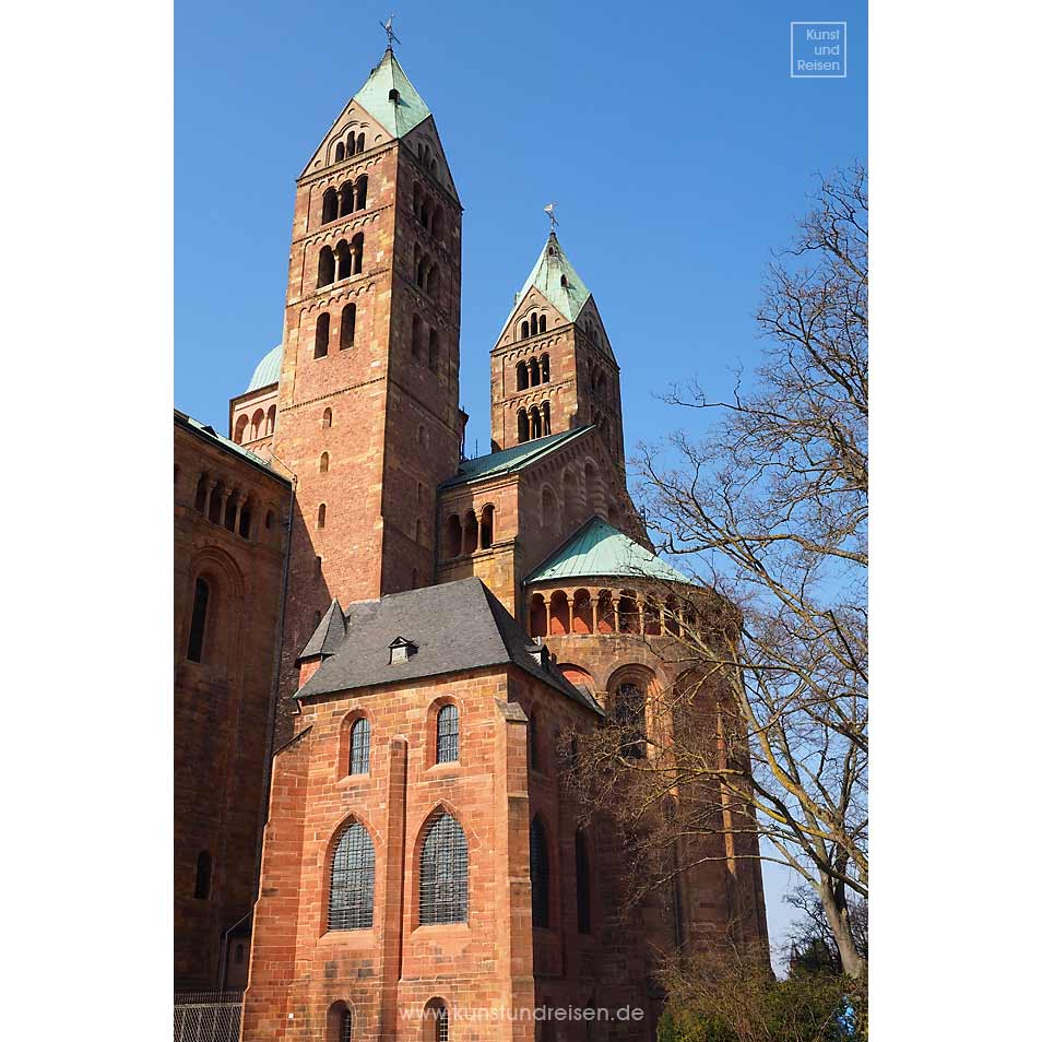 Domkirche St. Maria und St. Stephan Apsis Türme, Speyer, Architektur der Romanik