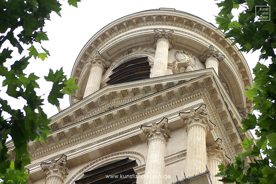 Turm mit Säulen korinthischer Ordnung, Kirche Saint Sulpice, Paris - Barock Architektur