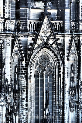 Architektur der Gotik - Kölner Dom, Maßwerkfenster