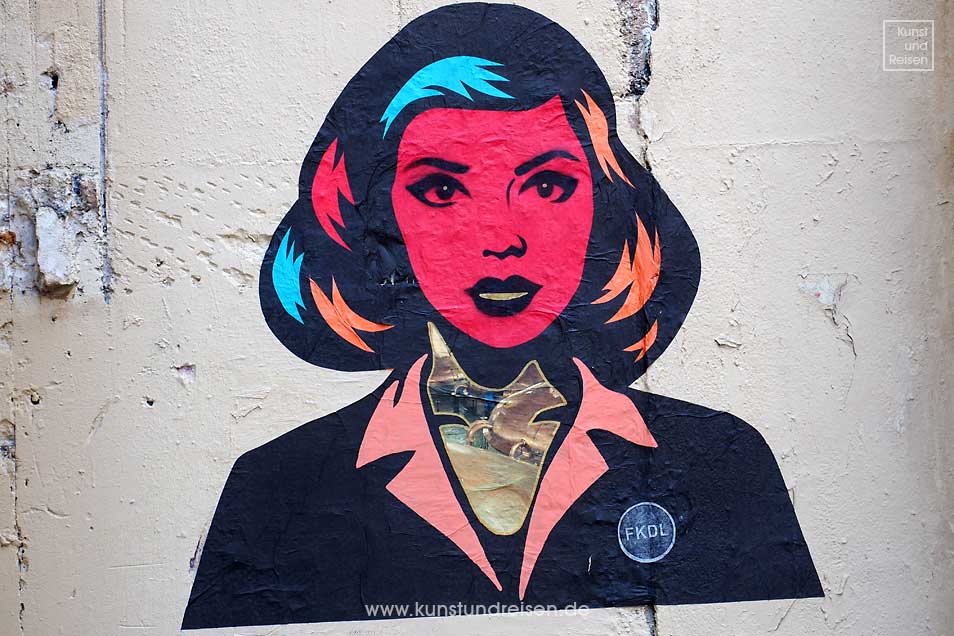 Street Art FKDL Frau Paris
