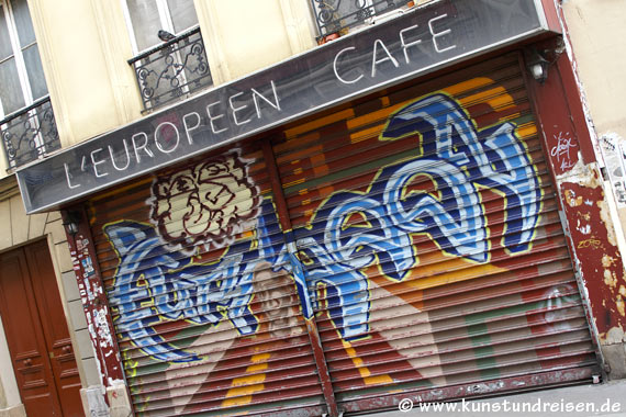 Parigi, Montmartre, Rue Biot - Graffiti tag