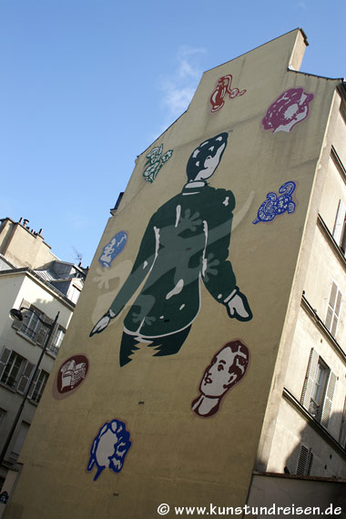 Parigi, Montmartre, Rue des Dames - Graffiti tag