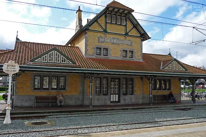 Bahnhof Küstentram in De Haan aus der Zeit Belle Époque