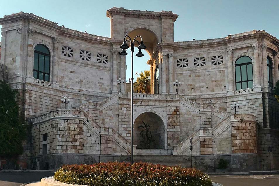 Cagliari Bastion Saint Remy Sardinien