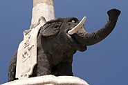 Fontana dell'Elefante – Wahrzeichen der Stadt Catania, Sizilien