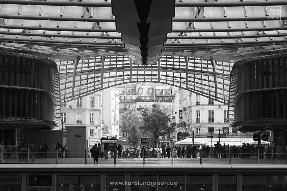 Forum des Halles Canopée Einkaufszentrum Louvre Paris