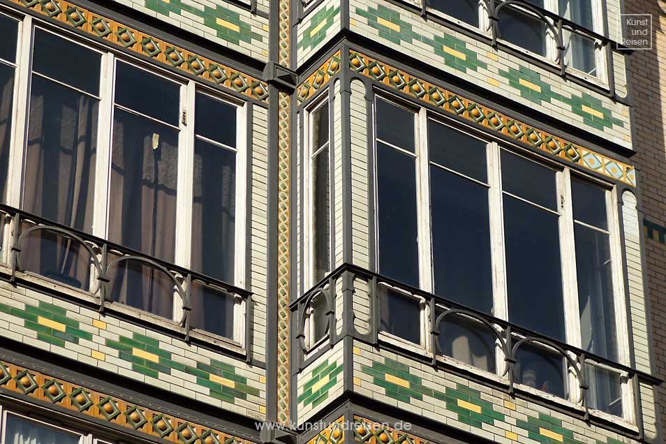 Jugenstil Fassade Rue Montmartre 2. Arrondissement Paris