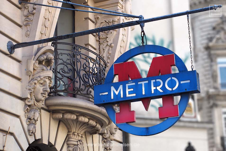 Eingang Metro Sentier 2. Arrondissement Paris