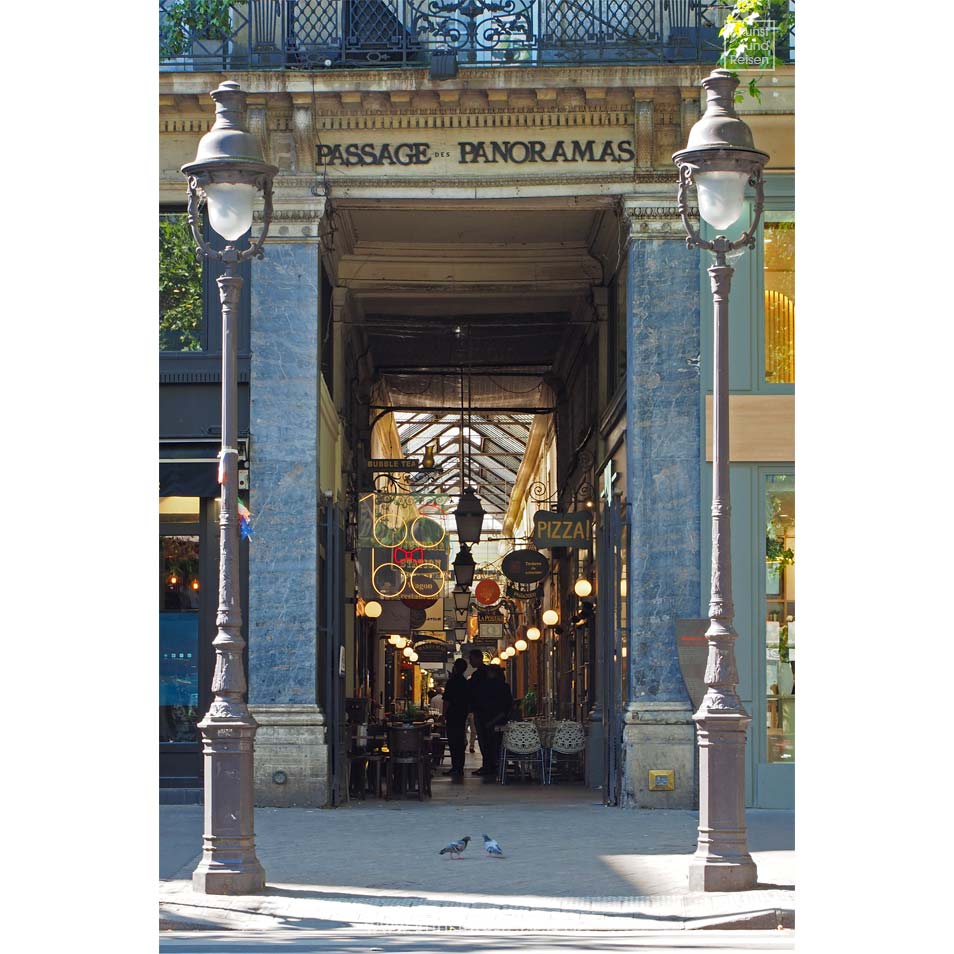Passage des Panoramas Eingang Boulevard Montmartre Paris