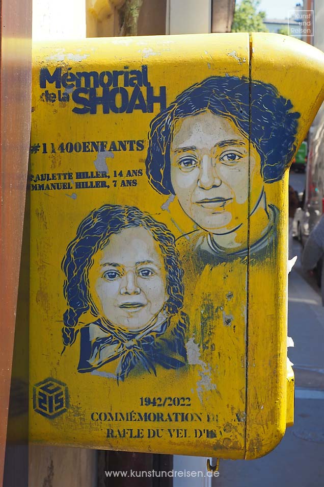 Street Art C215 Briefkasten Paris