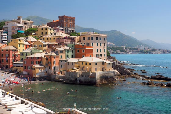 Ligurien Sehensw&uuml;rdigkeit Boccadasse Genua