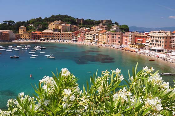 Ligurien Sehensw&uuml;rdigkeit Sestri Levante Bucht der Stille