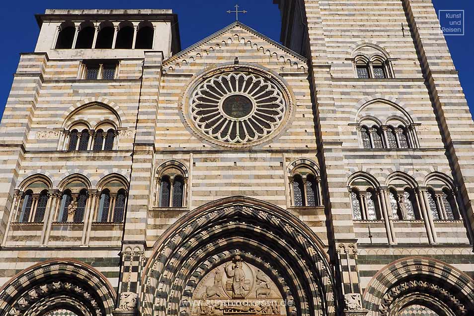 Kathedrale San Lorenzo, Genua - Romanische Architektur