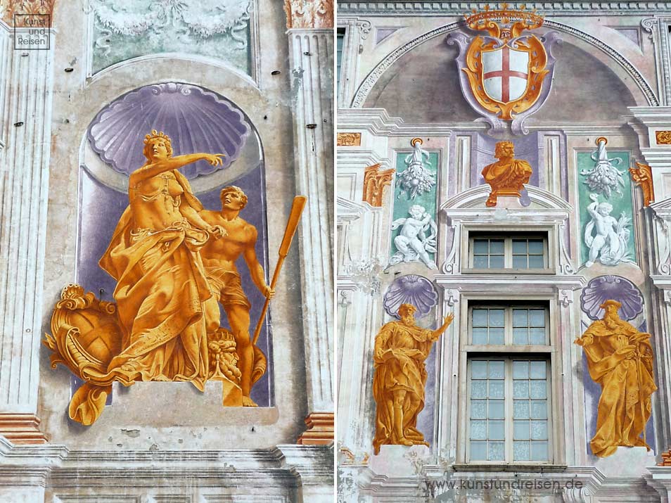 Fresko Palazzo San Giorgio Hafen, Genua