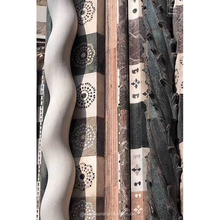 Fassade Marmorarbeiten Kathedrale San Lorenzo Genua