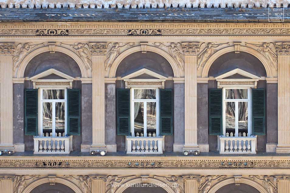 Palazzo Bendinelli Sauli Fassade Altstadt Genua