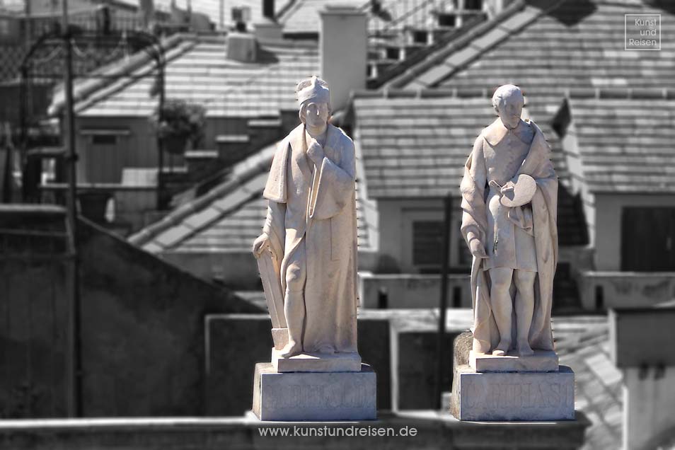 Palazzo Bendinelli Sauli Statuen Garibaldi Cambiaso Dom San Lorenzo, Genua
