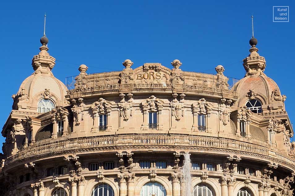 Palast der B&ouml;rse Palazzo della Borsa Genua