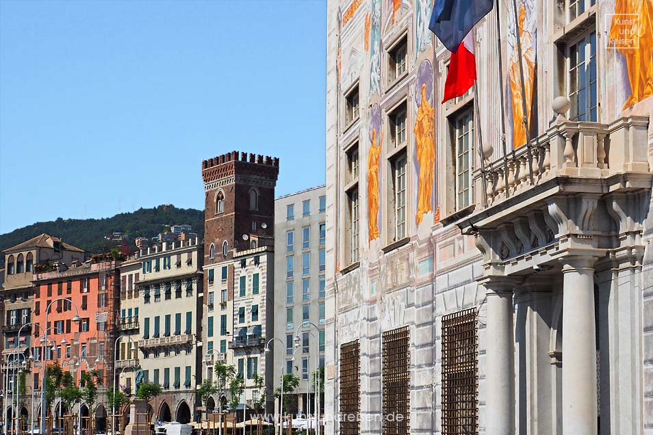 Blick Piazza Caricamento, Genua