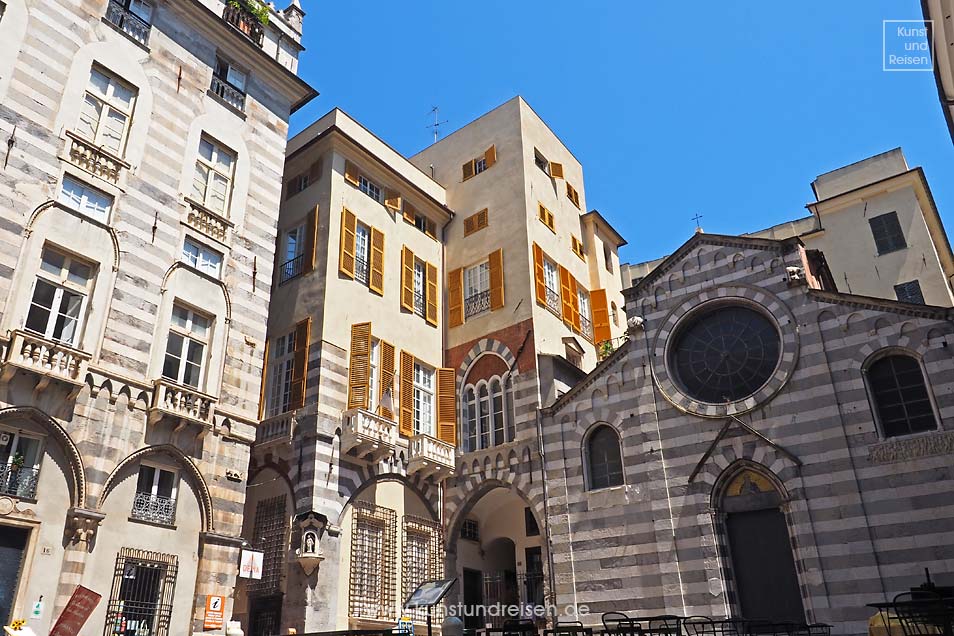 Piazza San Matteo in der Altstadt Genua
