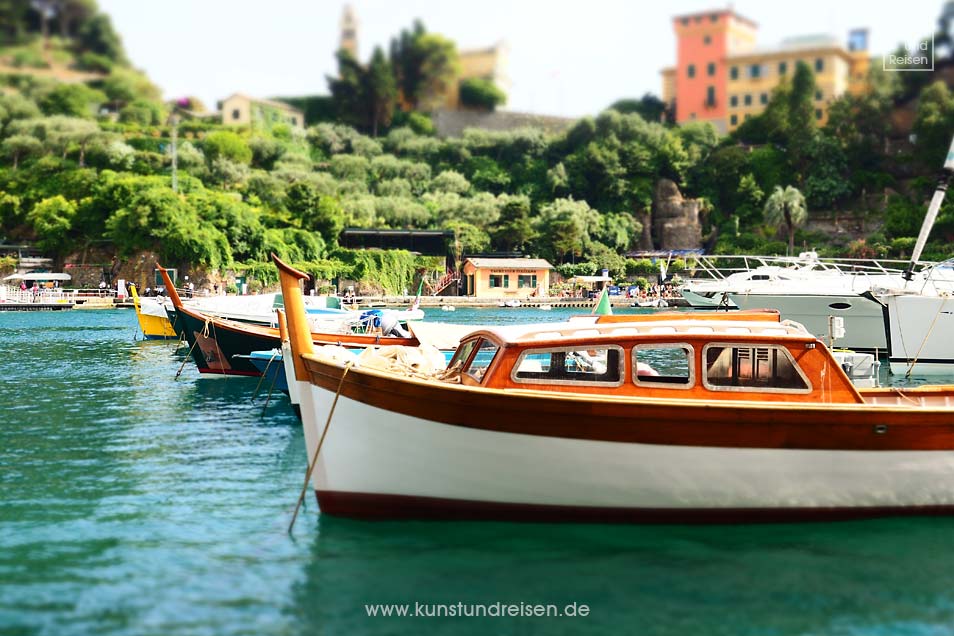 Boote Bucht von Portofino