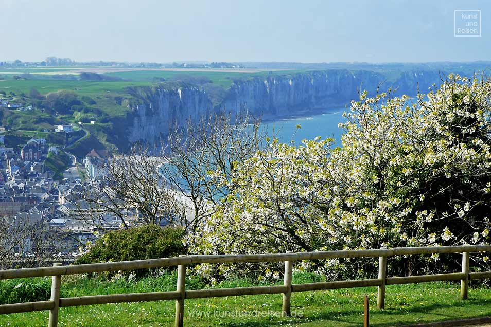 Fécamp an der Küste der Normandie in Frankreich