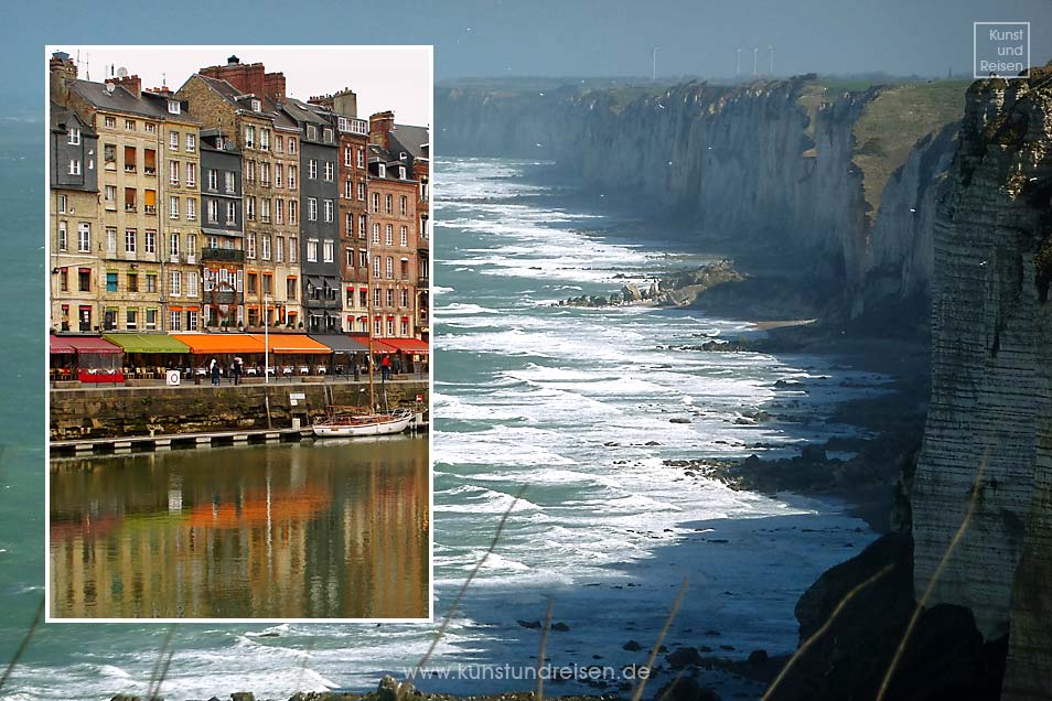 Steilküste in der Normandie an der Atlantikküste