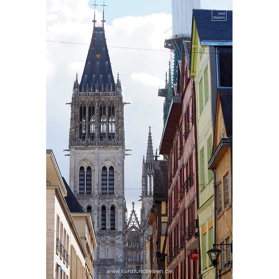 Kathedrale Notre-Dame Rue du Gros Horloge, Rouen