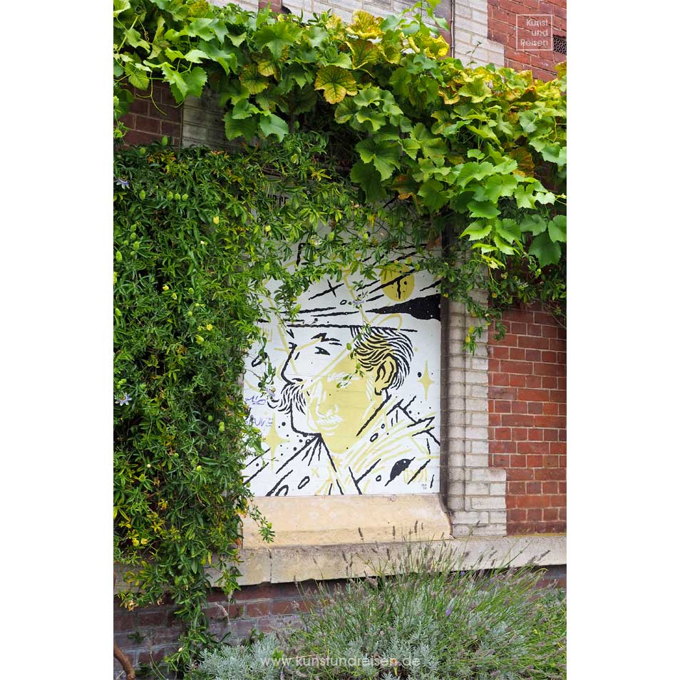 Street Art Wandmalerei Maurice Leblanc LKSIR Rouen