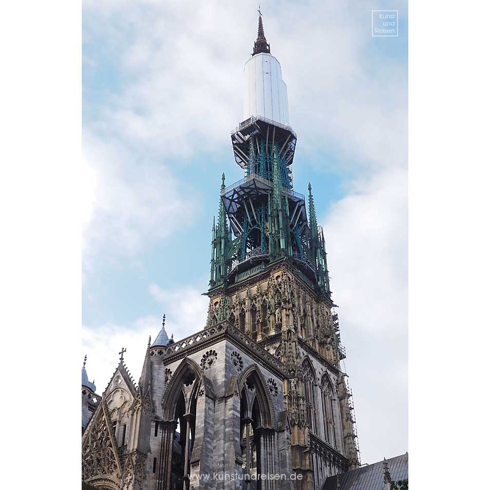 Kathedrale Notre-Dame, gusseisener Vierungsturm, Rouen