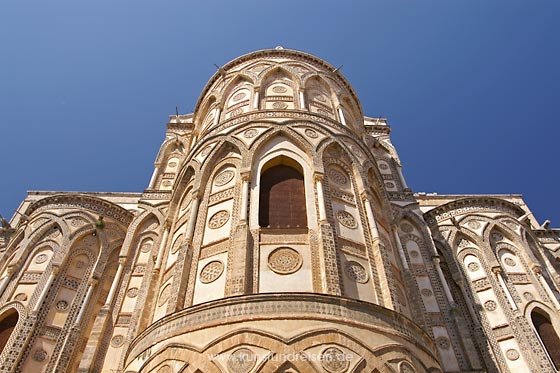 Monreale Kathedrale Apsis Sehensw&uuml;rdigkeit Sizilien