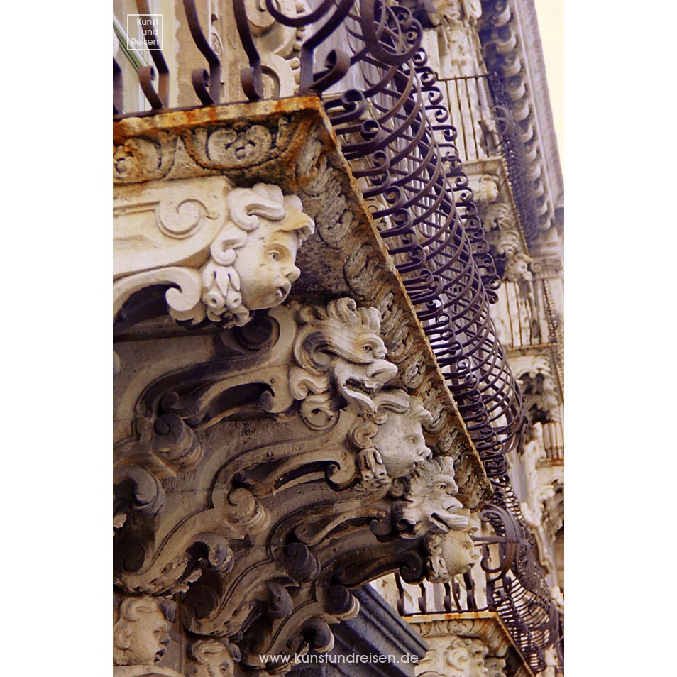 Barock-Fassade, Benediktinerkloster, Catania
