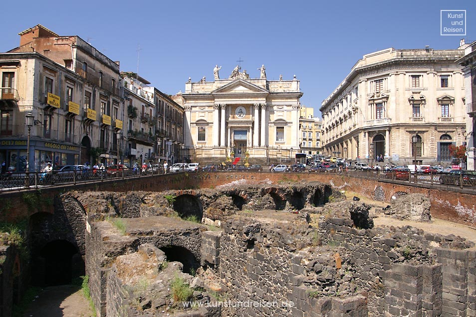 Amphitheater auf der Piazza Stesicoro, Catania