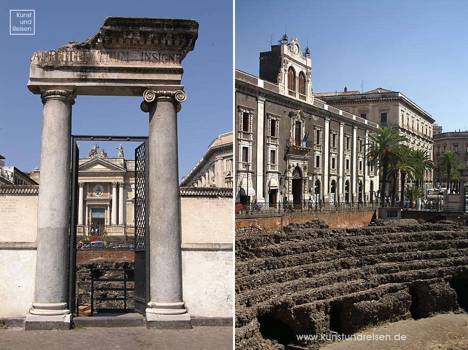 Römisches Amphitheater an der Piazza Stesicoro, Catania