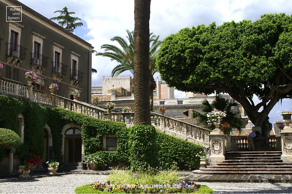 Villa Cerami in der Via Crociferi, Catania