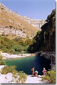 Cava Grande del Cassibile - Wasserbecken
