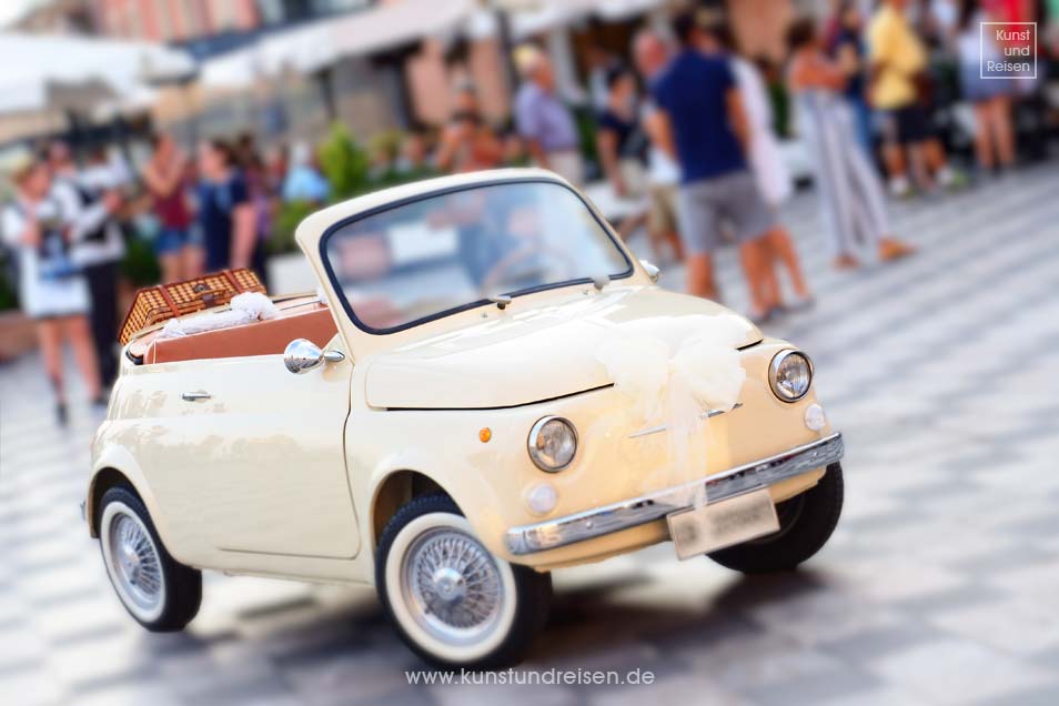 Piazza IX. Aprile Cinquecento Hochzeit Taormina